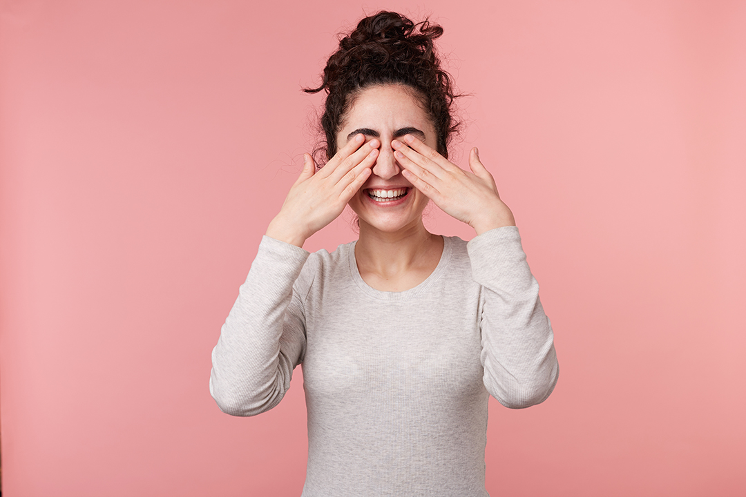 woman with adult strabismus